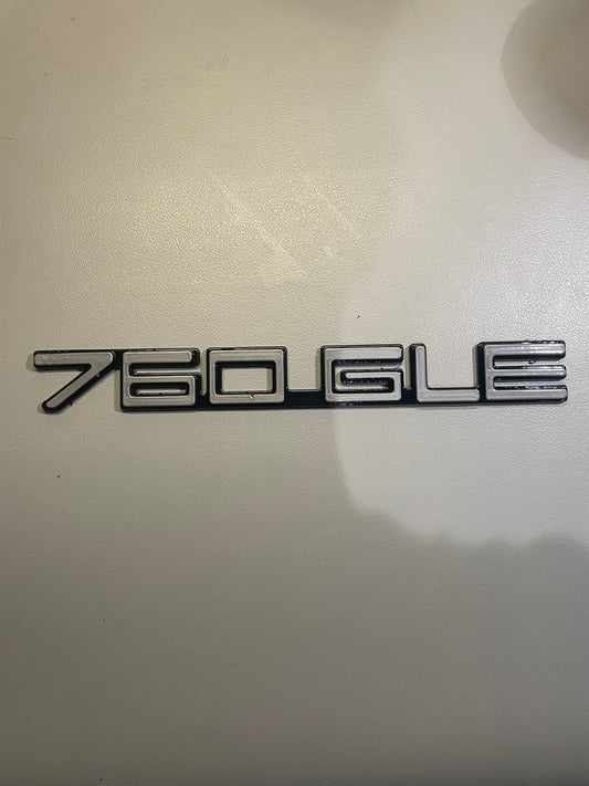Emblem "760GLE"