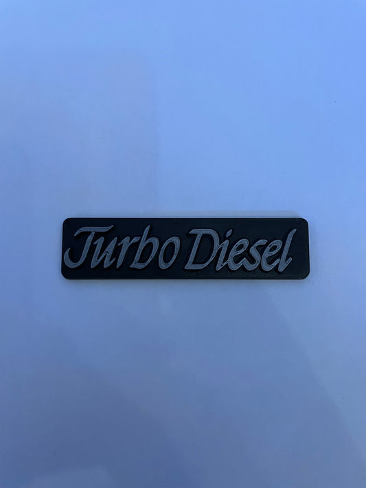 Emblem "Turbo Diesel"