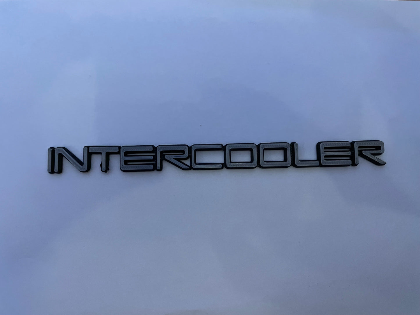 Emblem "Intercooler"