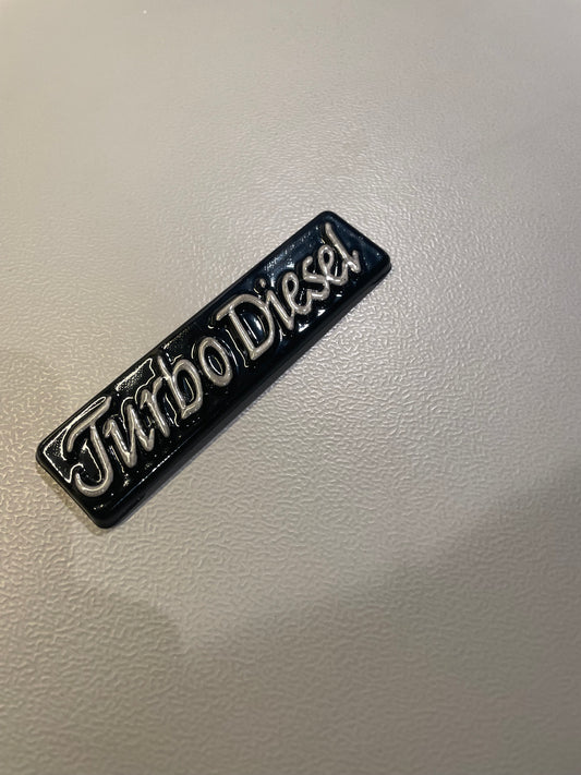 Emblem "Turbo Diesel"