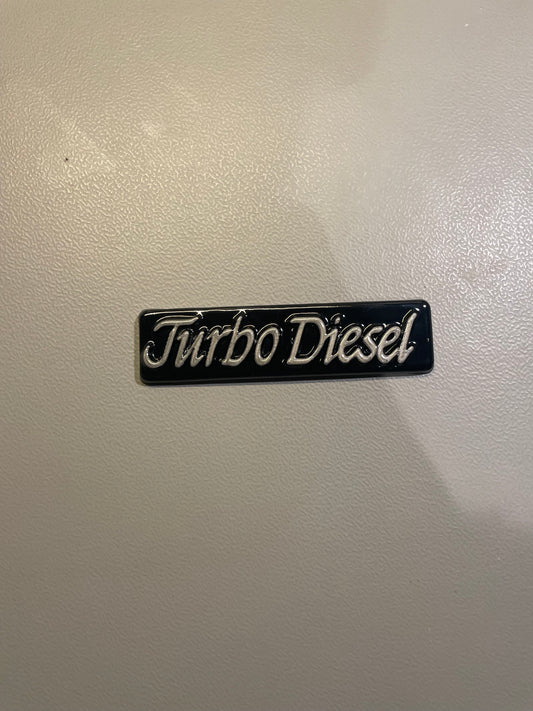 Emblem "Turbo Diesel"